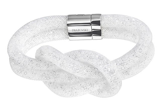 Браслет Сваровски Stardust Grey Knot Bracelet (S: 18 cm) — CRYSTAL SHOP