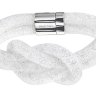 Браслет Сваровски Stardust Grey Knot Bracelet (S: 18 cm) фото 1 — CRYSTAL SHOP