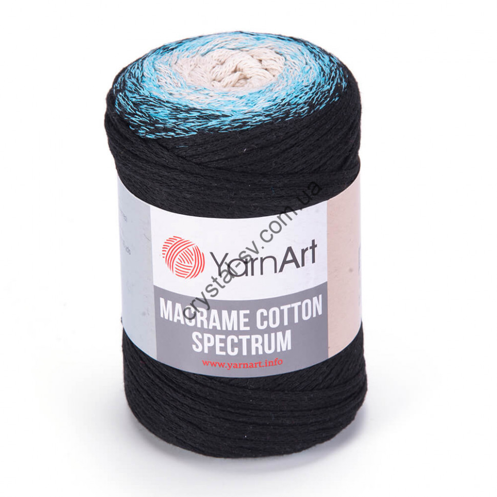 YarnArt Macrame Cotton Spectrum (ЯрнАрт макраме коттон спектрум) цвет 1310 фото 1 — CRYSTAL SHOP