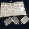 Пластиковый органайзер для хранения страз 16х10х2см (10 ячеек) фото 1 — CRYSTAL SHOP