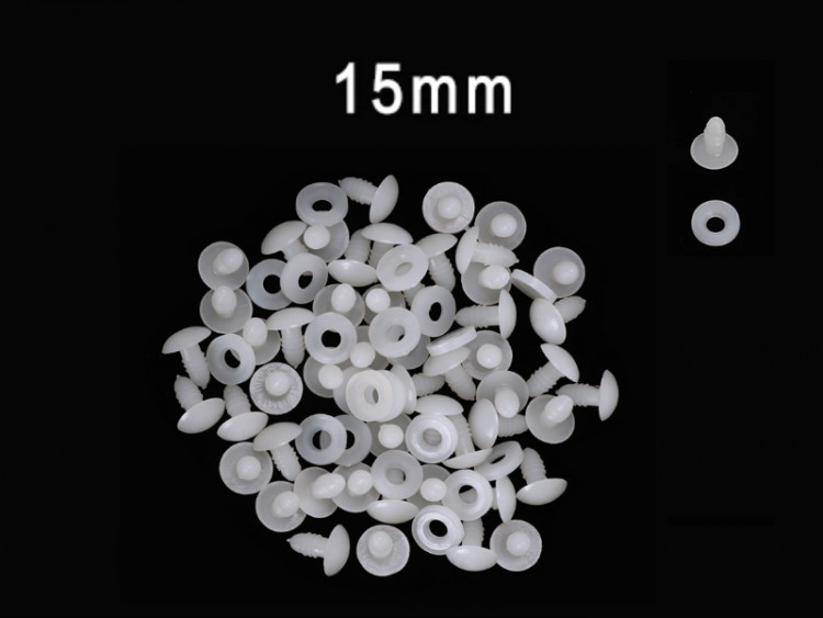 Пластиковые суставы для игрушек. Размер 15 мм (винт и гайка) — CRYSTAL SHOP