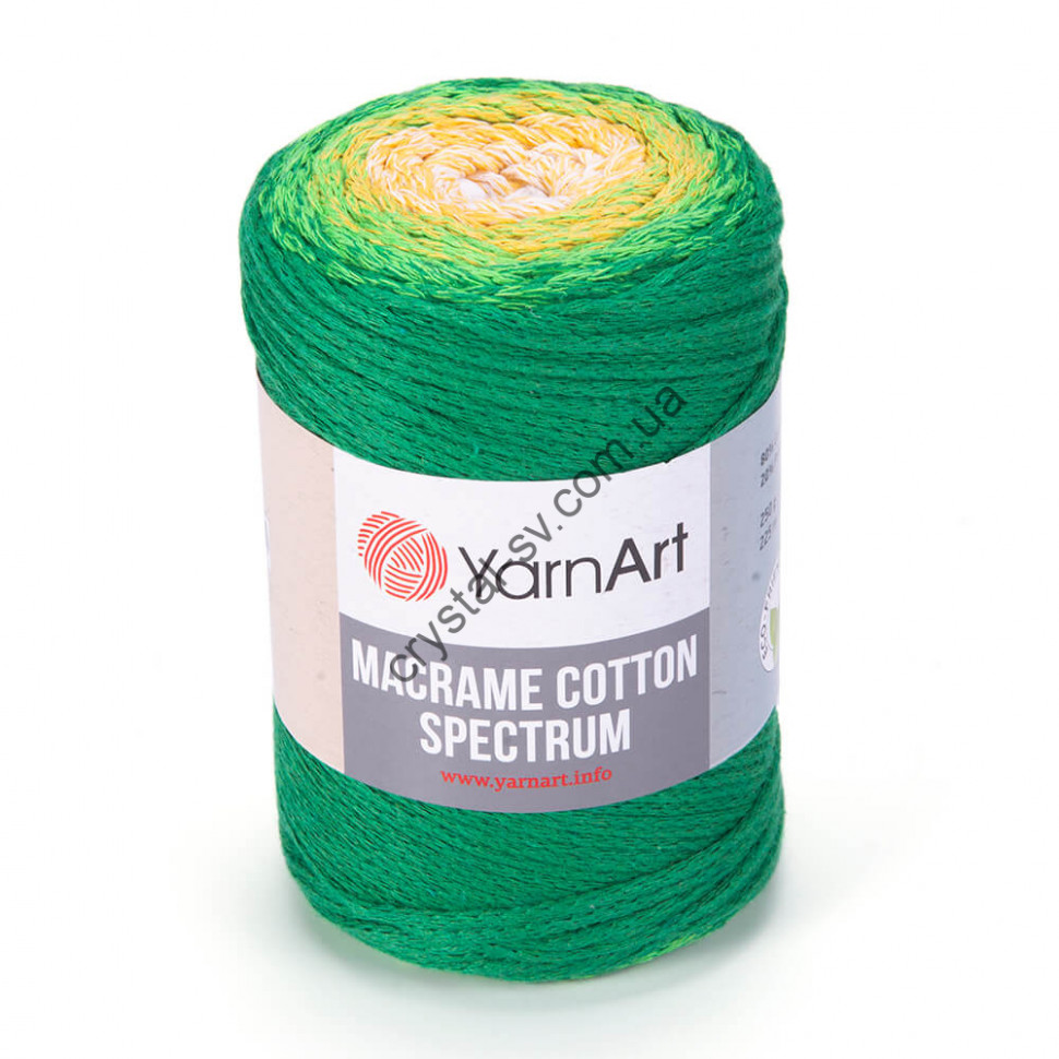 YarnArt Macrame Cotton Spectrum (ЯрнАрт макраме коттон спектрум) цвет 1313 фото 1 — CRYSTAL SHOP