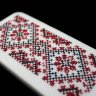 Чехол для iphone 4/4s вышивка крестом DMC нити украинский рушнык фото 3 — CRYSTAL SHOP
