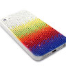 Чехол для Apple iPhone 5/5s стразами Fashion Diamond Crystal картинки из страз Rainbow фото 3 &mdash; CRYSTAL SHOP