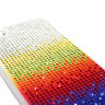 Чехол для Apple iPhone 5/5s стразами Fashion Diamond Crystal картинки из страз Rainbow фото 4 &mdash; CRYSTAL SHOP