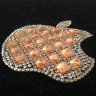 Аппликация из страз Hot Fix наклейка APPLE logo (7,5х7,5 см) фото 3 &mdash; CRYSTAL SHOP