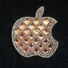 Аппликация из страз Hot Fix наклейка APPLE logo (7,5х7,5 см) фото 2 &mdash; CRYSTAL SHOP
