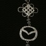 Авто подвеска из страз на зеркало Luxury MAZDA logo фото 2 — CRYSTAL SHOP