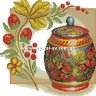 Набор алмазная вышивка Вышивка хохлома (40x40) фото 1 — CRYSTAL SHOP