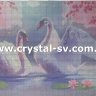 Набор картина из страз Лебеди (40x60) фото 2 — CRYSTAL SHOP