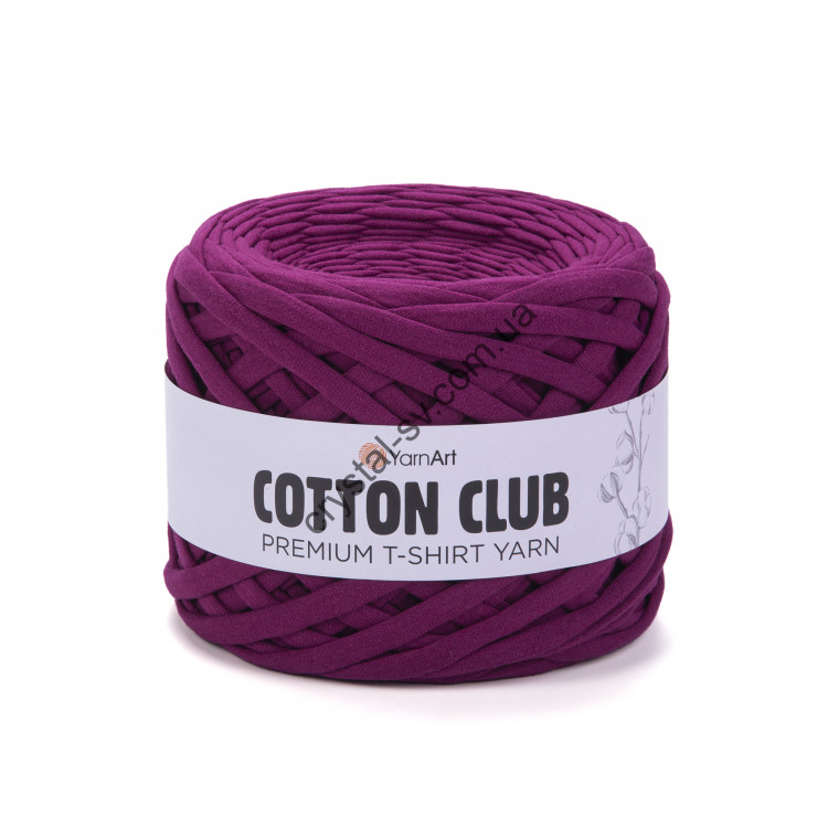 Первичная трикотажная пряжа YarnArt Cotton Club (ярнарт коттон клуб) цвет 7337 — CRYSTAL SHOP