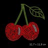 Аппликация из страз Hot Fix наклейка Cherry (12,7х11,8 см) фото 1 — CRYSTAL SHOP