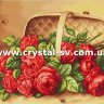 Набор алмазная мозаика стразами Розы из корзины (30х47) фото 1 — CRYSTAL SHOP