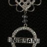 Авто подвеска из страз на зеркало Luxury NISSAN logo фото 3 — CRYSTAL SHOP