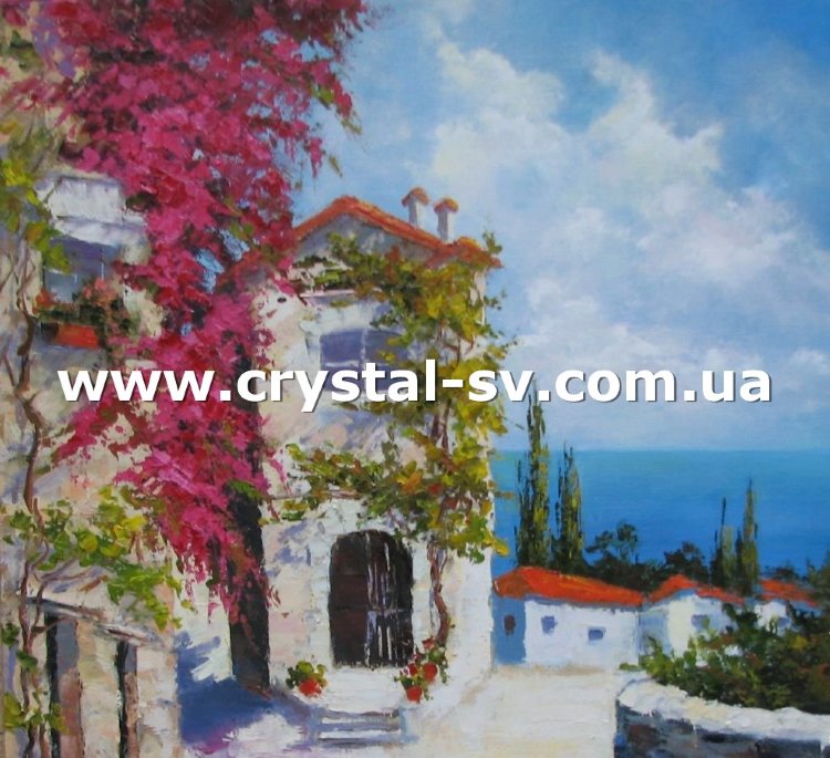 Набор алмазная живопись Морская живопись (50x40) — CRYSTAL SHOP