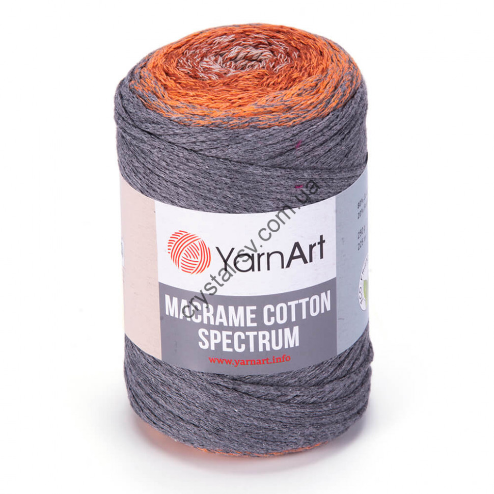 YarnArt Macrame Cotton Spectrum (ЯрнАрт макраме коттон спектрум) цвет 1320 фото 1 — CRYSTAL SHOP