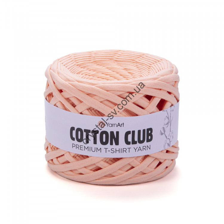 Первичная трикотажная пряжа YarnArt Cotton Club (ярнарт коттон клуб) цвет 7345 — CRYSTAL SHOP