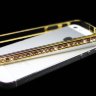 Бампер для iphone 5/5s Deluxe Crystal Diamond GOLD №1 фото 2 — CRYSTAL SHOP