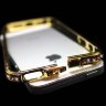 Бампер для iphone 5/5s Deluxe Crystal Diamond GOLD №1 фото 5 — CRYSTAL SHOP