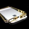 Бампер для iphone 5/5s Deluxe Crystal Diamond GOLD №2 фото 5 — CRYSTAL SHOP