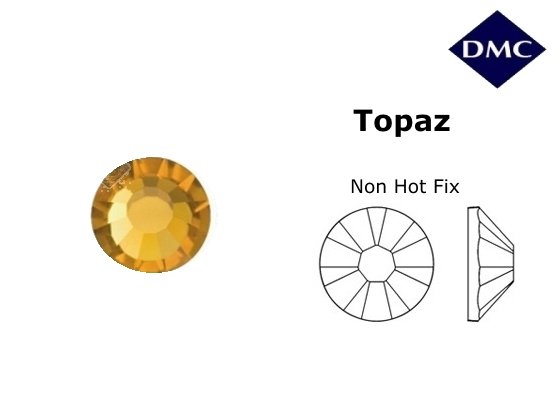 Стразы DMC non Hot Fix Topaz ss6 (2 мм). — CRYSTAL SHOP