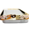 Бампер со стразами iphone 5/5s стразы Deluxe Bling FLORAL style цветы BEIGE фото 5 — CRYSTAL SHOP