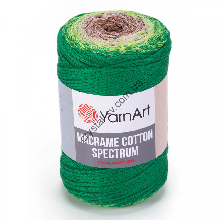 YarnArt Macrame Cotton Spectrum (ЯрнАрт макраме коттон спектрум) цвет 1322 — CRYSTAL SHOP