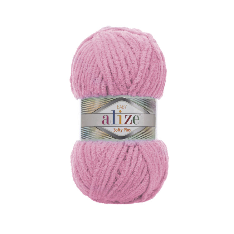 Пряжа Alize Softy Plus (Ализе Софти Плюс) цвет 185 розовый — CRYSTAL SHOP