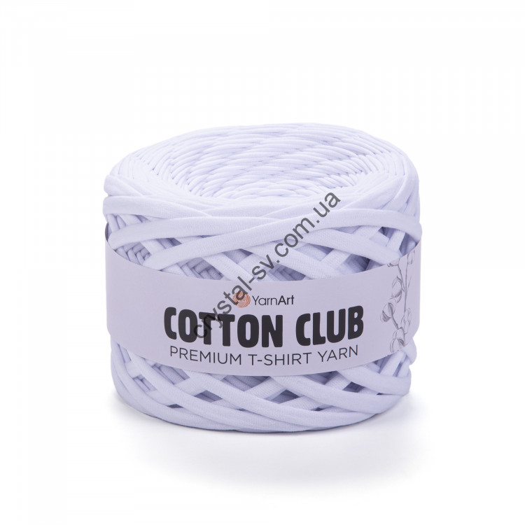 Первичная трикотажная пряжа YarnArt Cotton Club (ярнарт коттон клуб) цвет 7350 — CRYSTAL SHOP