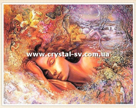 Набор алмазная мозаика стразами Спящая красавица (40x50) — CRYSTAL SHOP