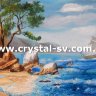 Набор алмазная живопись Морской пейзаж (40x60) фото 1 — CRYSTAL SHOP