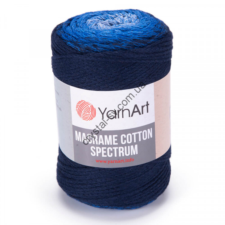 YarnArt Macrame Cotton Spectrum (ЯрнАрт макраме коттон спектрум) цвет 1324 — CRYSTAL SHOP