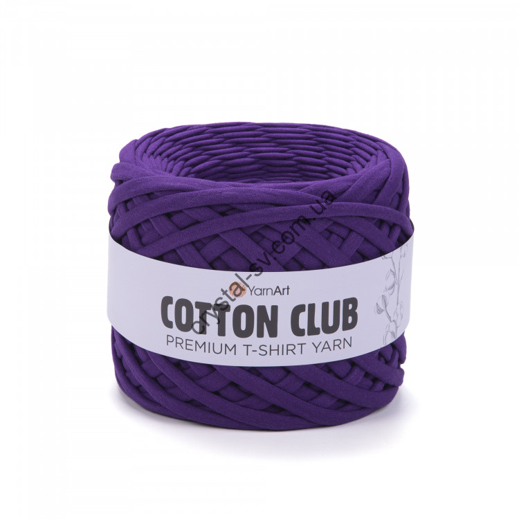 Первичная трикотажная пряжа YarnArt Cotton Club (ярнарт коттон клуб) цвет 7351 — CRYSTAL SHOP