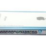 Бампер алюминиевый для iphone 4/4s страз Luxury Diamond из двух частей BLUE фото 6 &mdash; CRYSTAL SHOP