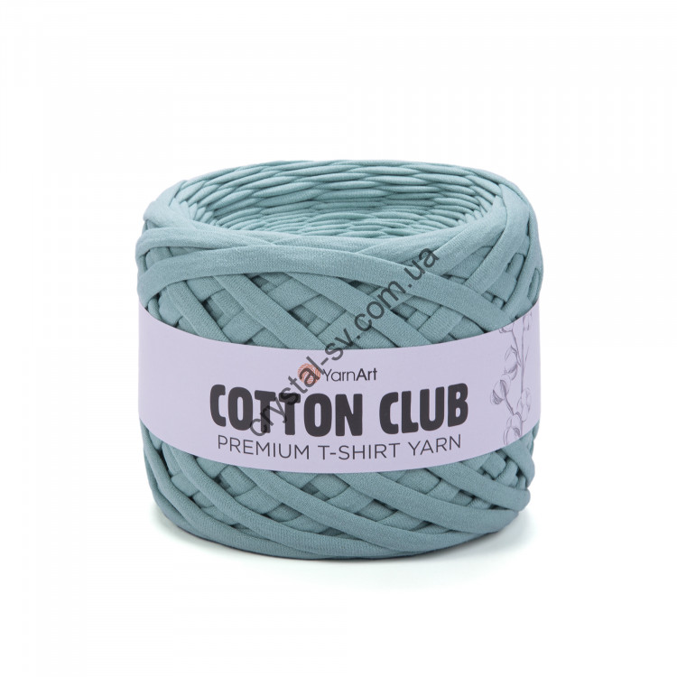 Первичная трикотажная пряжа YarnArt Cotton Club (ярнарт коттон клуб) цвет 7356 — CRYSTAL SHOP