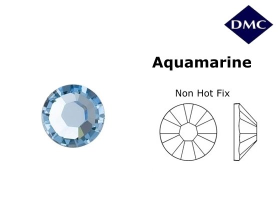 Стразы DMC non Hot Fix Aquamarine ss6 (2 мм). — CRYSTAL SHOP