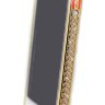 Бампер на телефон для iPhone 5/5s стразами Chanel logo металлический design Rhinestones GOLD Orange фото 1 — CRYSTAL SHOP