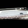 Бампер для iphone 5/5s алюминиевый с камнями SILVER фото 2 — CRYSTAL SHOP