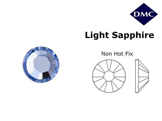 Стразы DMC non Hot Fix Lt. Sapphire ss6 (2 мм). — CRYSTAL SHOP
