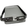 Бампер для iphone 5/5s алюминиевый с камнями BLACK фото 5 — CRYSTAL SHOP
