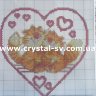 Набор алмазная мозаика стразами Сердце Коты Любовь фото 2 — CRYSTAL SHOP