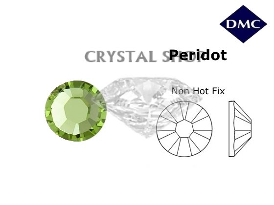 Стразы DMC non Hot Fix Peridot ss6 (2 мм). фото 1 — CRYSTAL SHOP