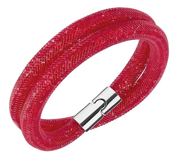Браслет Сваровски Stardust Red Double Bracelet (S: 38 cm) — CRYSTAL SHOP