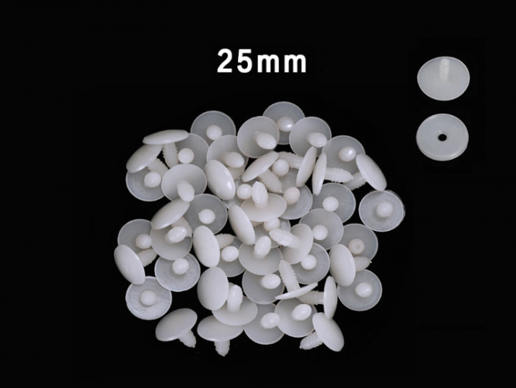 Пластиковые суставы для игрушек. Размер 25 мм (винт и гайка) — CRYSTAL SHOP