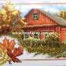 Набор рисование камнями Вышивка осень (30х35) фото 1 &mdash; CRYSTAL SHOP