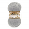 Пряжа Alize Angora Gold (Ализе ангора голд) цвет 21 серый фото 2 &mdash; CRYSTAL SHOP