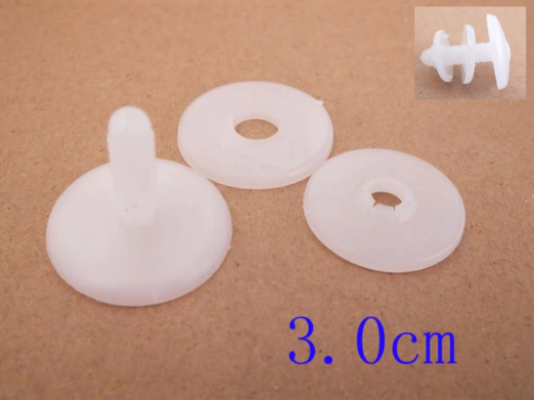 Суставы для игрушек. Размер 30 мм (комплект из 3х частей) — CRYSTAL SHOP