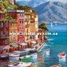 Набор алмазная живопись Набережная яхты (40х30) фото 1 — CRYSTAL SHOP