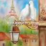 Набор картина из страз Весна в Париже (60х40) фото 1 — CRYSTAL SHOP
