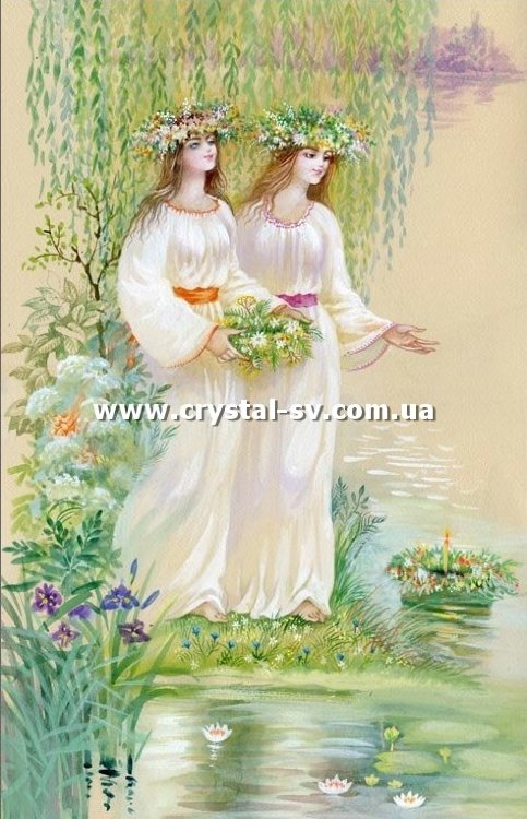 Набор алмазная мозаика стразами Украина Ивана Купала (60х40) — CRYSTAL SHOP